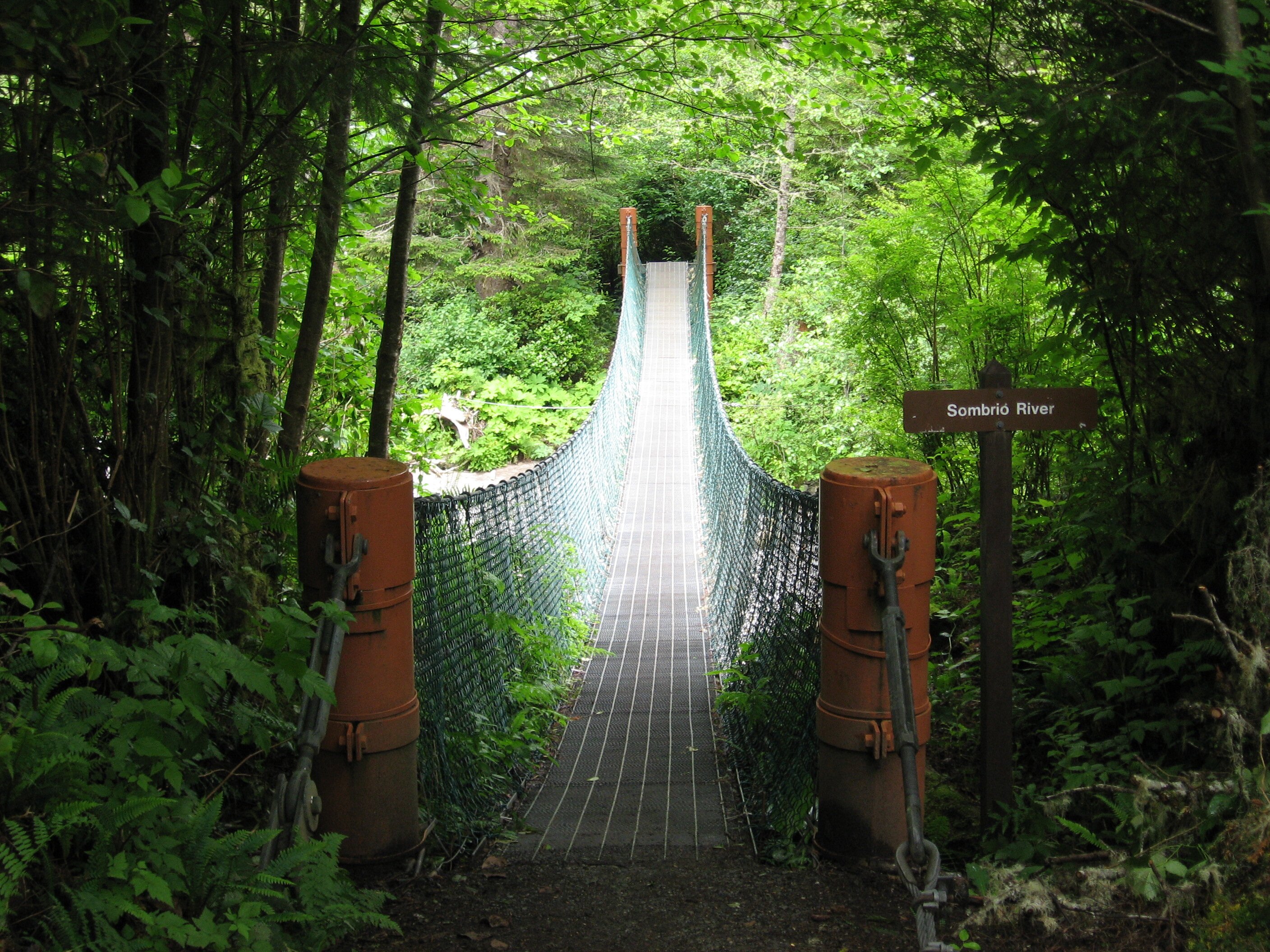 Sombrio River Suspension Bridge